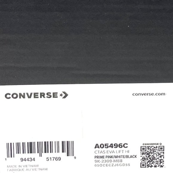 Converse Chuck Taylor Lift Platform SB Shoes Women Kid Canvas Prime Pink A05496C - Picture 8 of 9